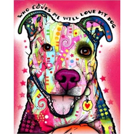 2021 Dog Diy Diamond Painting Kits UK