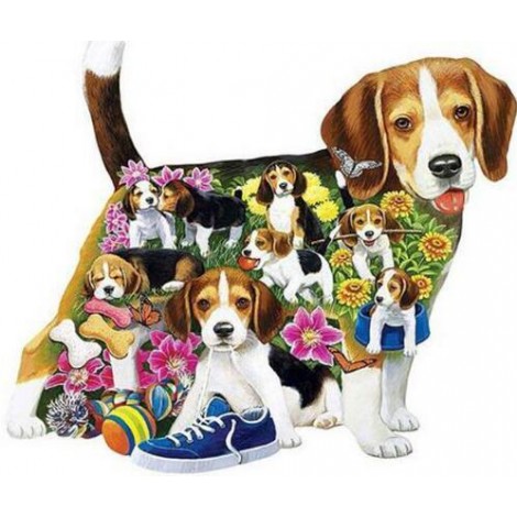 2021 Dog Diy Diamond Painting Kits UK