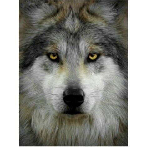 2021 Wolf Diy Diamond Painting Kits UK 