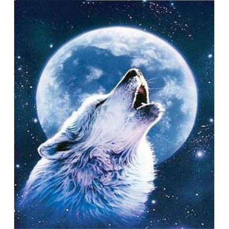2021 Wolf Diy Diamond Painting Kits UK 