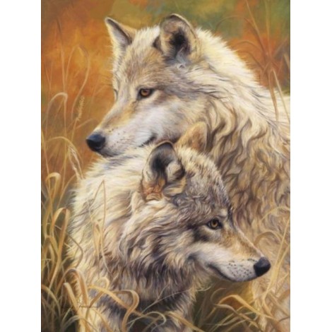 2021 Wolf Diy Diamond Painting Kits UK 