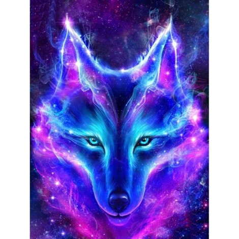 2021 Wolf Diy Diamond Painting Kits UK