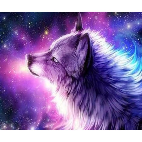 2021 Wolf Diy Diamond Painting Kits UK 