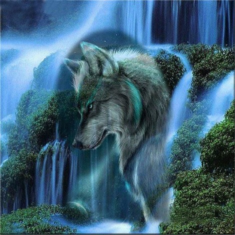 2021 Wolf Diy Diamond Painting Kits UK