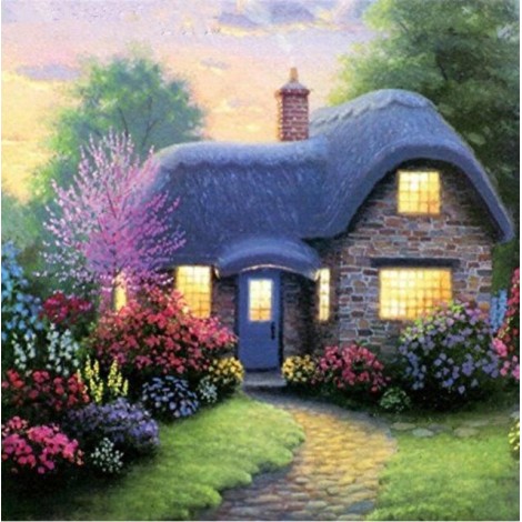 2021 Full Drill Landscape Cottage 5d Diy Diamond Painting Kits UK