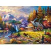 2021 Full Drill Landscape Cottage 5d Diy Diamond Painting Kits UK
