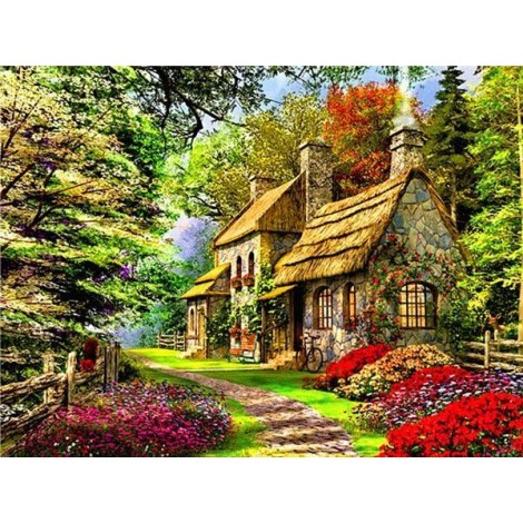 2021 Full Drill Landscape 5d Diy Diamond Painting Kits UK