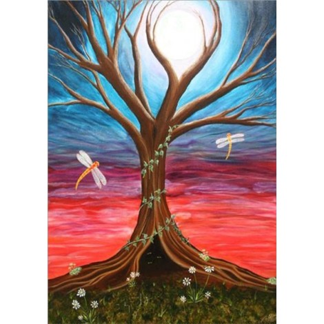 2021 Tree Full Drill Diy Diamond Painting Kits UK