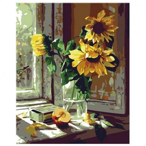 2021 Sunflowers 5d Diy Diamond Painting Kits UK