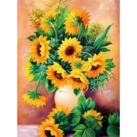 2021 Sunflowers 5d Diy Diamond Painting Kits UK 