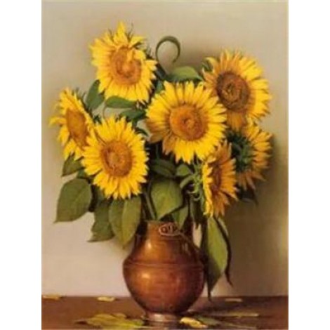 2021 Sunflowers 5d Diy Diamond Painting Kits UK 