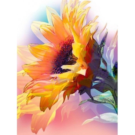 2021 Sunflowers 5d Diy Diamond Painting Kits UK 