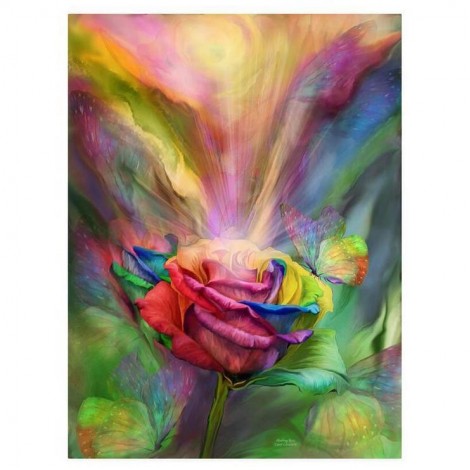 2021 Rose 5d Diy Diamond Painting Kits UK