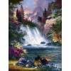 2021 Waterfall Full Drill Diy Diamond Painting Kits UK 