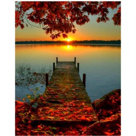 2021 Full Drill Landscape 5d Diy Diamond Painting Kits UK