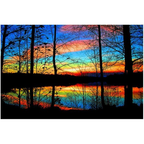 2021 Sunset 5d Diy Diamond Painting Kits