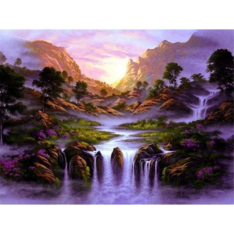2021 Full Drill Landscape 5d Diy Diamond Painting Kits UK