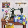 2021 Sewing Machine 5d Diamond Painting Kits