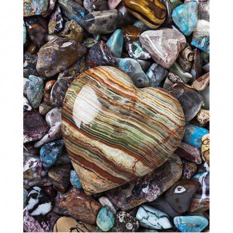 2021 Heart Pattern Full Drill Diy Diamond Painting Kits UK