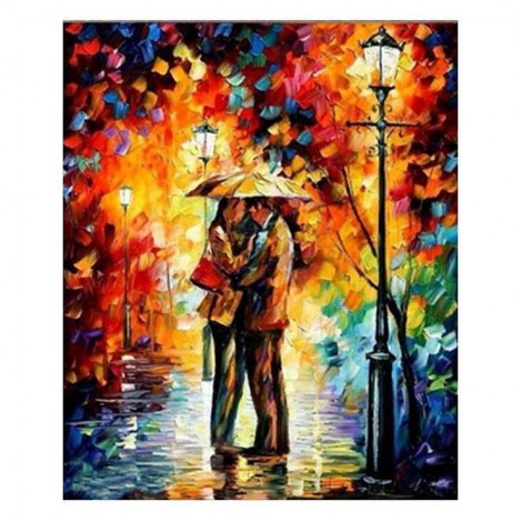 2021 Kiss Under The Umbrella Diamond Painting Kits