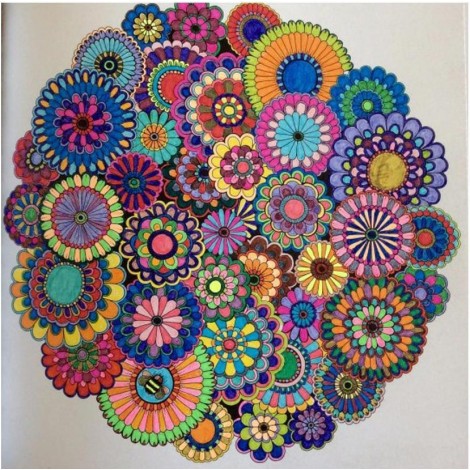 2021 Mandala Full Drill Diy Diamond Painting Kits UK