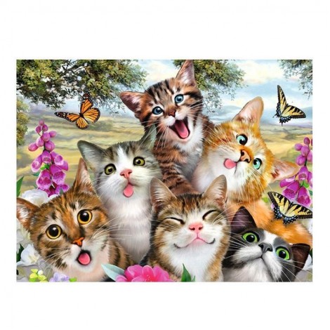 2021 Cat Diy Diamond Painting Kits UK