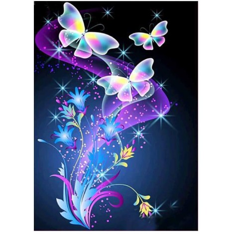2021 Butterfly 5d Diy Diamond Painting Kits