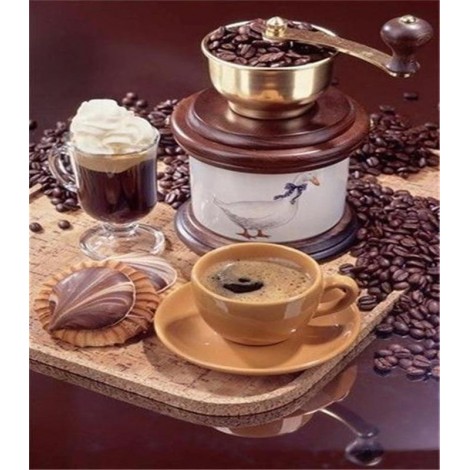 2021 Coffee Full Drill Diy Diamond Painting Kits 
