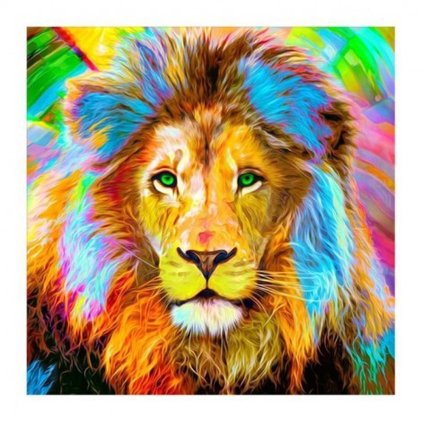 2021 Lion Full Drill Diy 5d Diamond Painting Kits UK 