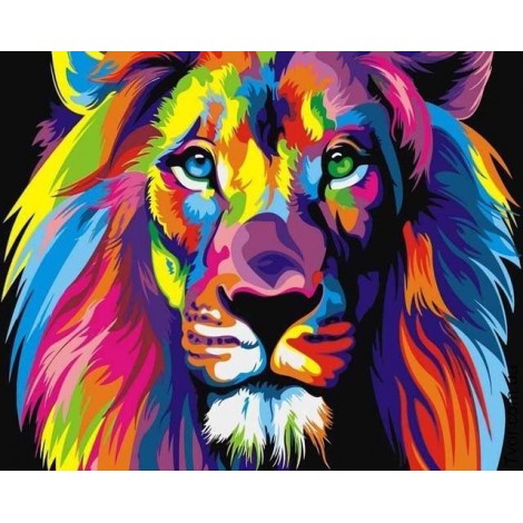2021 Lion Full Drill Diy 5d Diamond Painting Kits UK 