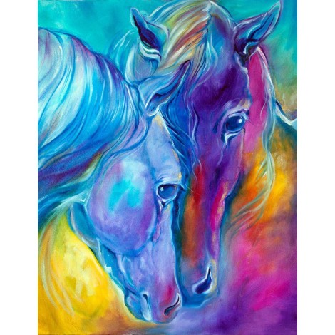 2021 Horse Full Drill Diy Diamond Painting Kits UK