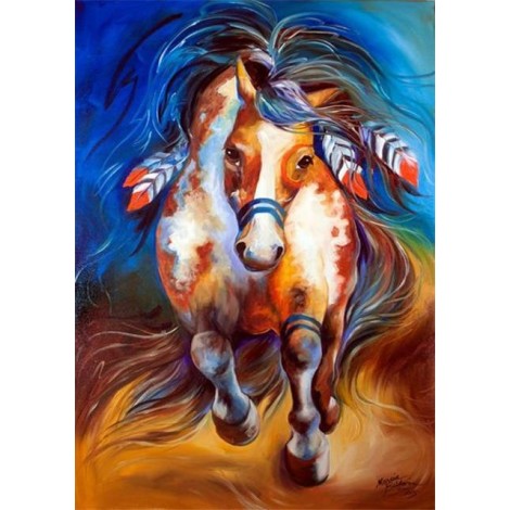2021 Horse Full Drill Diy Diamond Painting Kits UK