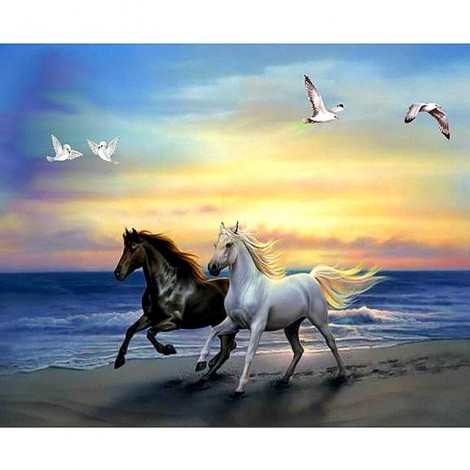 2021 Horse Full Drill Diy Diamond Painting Kits UK