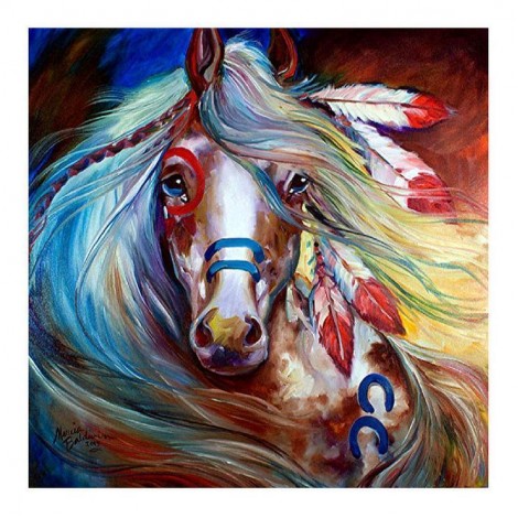 2021 Horse Full Drill Diy Diamond Painting Kits UK