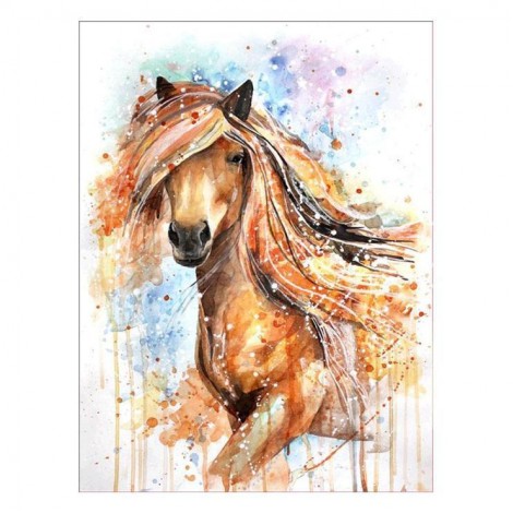 2021 Horse Full Drill Diy Diamond Painting Kits UK