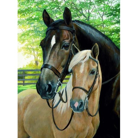 2021 Horse Full Drill Diy Diamond Painting Kits UK