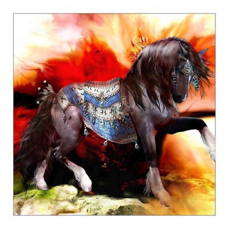 2021 Colorful Horse Diamond Painting Kits 
