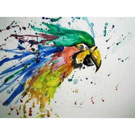 2021 Parrot Full Drill Diy Diamond Painting Kits UK