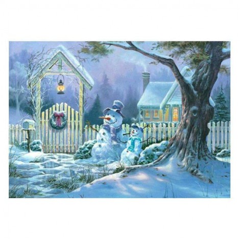 2021 Snowman Full Drill Diy Diamond Painting Kits UK