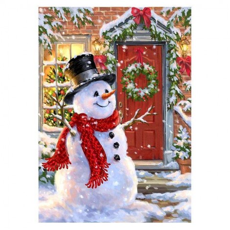 2021 Snowman Full Drill Diy Diamond Painting Kits UK