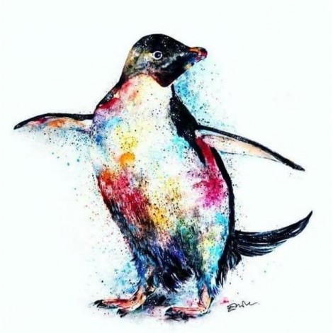 2021 Penguin Full Drill Diy Diamond Painting Kits 