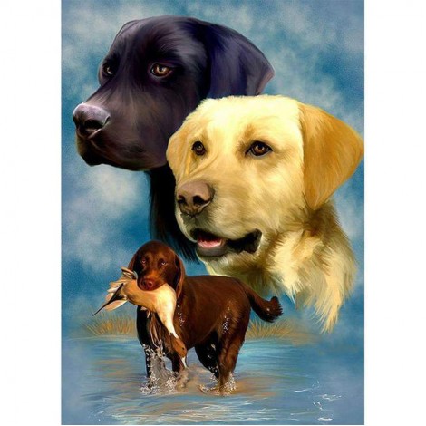 2021 Dog Diy Diamond Painting Kits UK