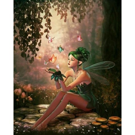 2021 Fairy Full Drill Diy 5d Diamond Painting Kits UK