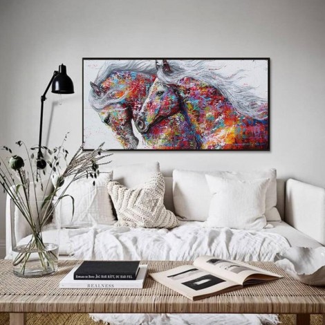 2021 Horse Full Drill Diy Diamond Painting Kits UK