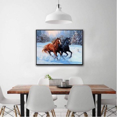 2021 Horse Full Drill Diy Diamond Painting Kits UK