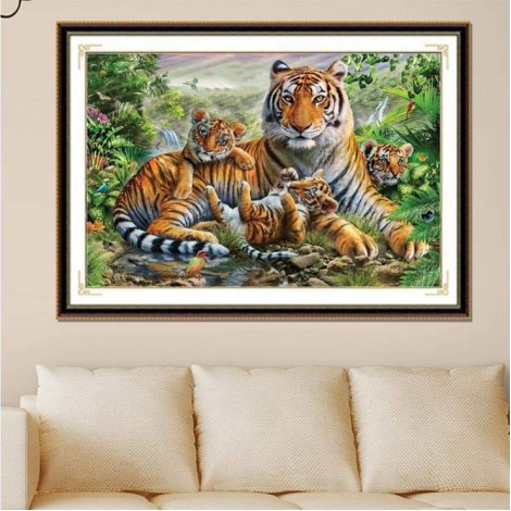 2021 Tiger Diy Diamond Painting Kits UK  